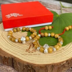 Vòng Dâu Tằm Gốc Kết Hợp Giáp Rắn Cho Bé Trai Ất Tỵ